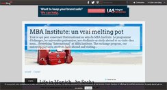 Desktop Screenshot of mbainstitute-international.over-blog.com