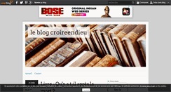 Desktop Screenshot of croireendieu.over-blog.com