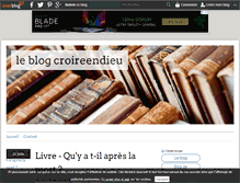 Tablet Screenshot of croireendieu.over-blog.com