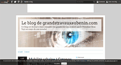 Desktop Screenshot of grandstravauxaubenin.over-blog.com