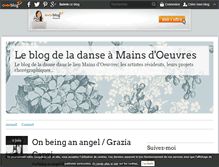 Tablet Screenshot of dansealoeuvres.over-blog.com