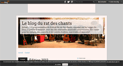 Desktop Screenshot of leratdeschants.over-blog.com