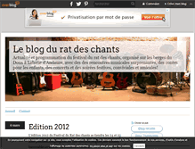 Tablet Screenshot of leratdeschants.over-blog.com