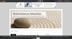 Desktop Screenshot of maltraitances-infantiles.over-blog.fr