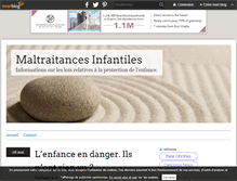 Tablet Screenshot of maltraitances-infantiles.over-blog.fr