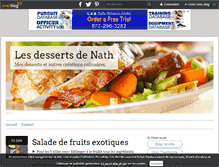 Tablet Screenshot of les.desserts.de.nath.over-blog.com