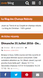 Mobile Screenshot of leblogdeschampsreduits.over-blog.com