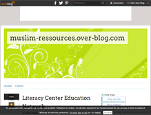 Tablet Screenshot of muslim-ressources.over-blog.com