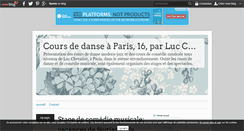Desktop Screenshot of coursdedanseparis16.over-blog.com