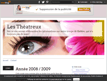Tablet Screenshot of les-theatreux.over-blog.com