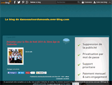 Tablet Screenshot of danseautourdumonde.over-blog.com