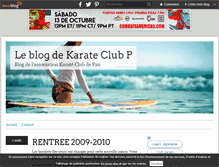 Tablet Screenshot of karateclubdepau.over-blog.com