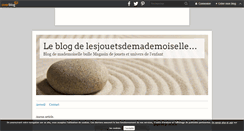 Desktop Screenshot of lesjouetsdemademoisellebulle.over-blog.com