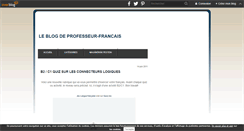 Desktop Screenshot of professeur-francais.over-blog.com