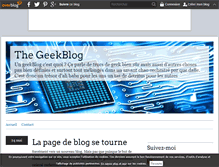 Tablet Screenshot of geekblog.over-blog.com