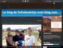 Tablet Screenshot of linfodesaintjo.over-blog.com