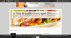 Desktop Screenshot of guide-champagne-2011.over-blog.com