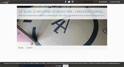 Desktop Screenshot of le-mystere-leonard.over-blog.com