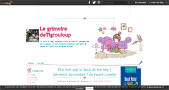 Desktop Screenshot of legrimoiredetigrouloup.over-blog.com