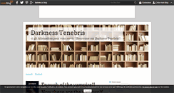 Desktop Screenshot of darknesstenebris.over-blog.com