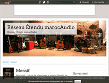 Tablet Screenshot of marocaudio.over-blog.com