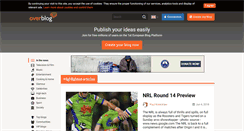 Desktop Screenshot of en.over-blog.com