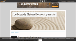 Desktop Screenshot of naturellementparents.over-blog.fr