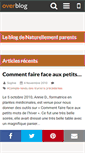 Mobile Screenshot of naturellementparents.over-blog.fr