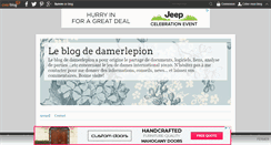 Desktop Screenshot of damerlepion.over-blog.fr