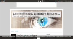 Desktop Screenshot of ministeredesgensheureux.over-blog.fr