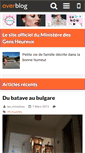 Mobile Screenshot of ministeredesgensheureux.over-blog.fr
