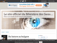 Tablet Screenshot of ministeredesgensheureux.over-blog.fr