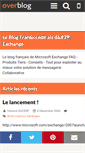 Mobile Screenshot of exchange.over-blog.com