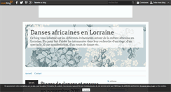 Desktop Screenshot of danseafricainelorraine.over-blog.fr