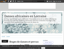 Tablet Screenshot of danseafricainelorraine.over-blog.fr