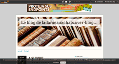 Desktop Screenshot of ladameauxchats.over-blog.com
