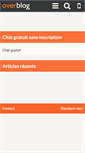 Mobile Screenshot of chatgratuit.over-blog.com