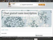 Tablet Screenshot of chatgratuit.over-blog.com