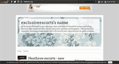 Desktop Screenshot of exclusiveescorts.over-blog.com