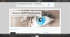 Desktop Screenshot of mairie-aubusson.over-blog.com