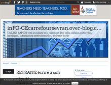 Tablet Screenshot of cecarrefoursevran.over-blog.com