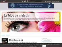 Tablet Screenshot of melcuir.over-blog.com