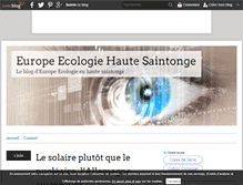 Tablet Screenshot of hautesaintonge-ecologie.over-blog.com