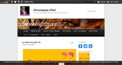 Desktop Screenshot of chroniques-d-isil.over-blog.com