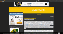 Desktop Screenshot of marisabel.over-blog.es