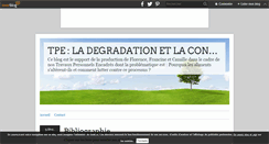 Desktop Screenshot of degradation.des.aliments.tpe.2009.over-blog.fr