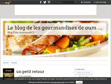 Tablet Screenshot of lesgourmandisesdeoumsirine.over-blog.com