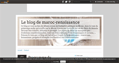 Desktop Screenshot of maroc-renaissance.over-blog.com