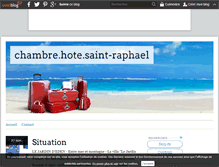 Tablet Screenshot of chambre.hote.saint-raphael.over-blog.com