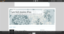 Desktop Screenshot of lesfaitmainsdisa.over-blog.com
